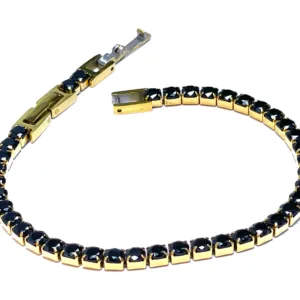 TENNIS NERO GOLD