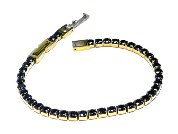 TENNIS NERO GOLD
