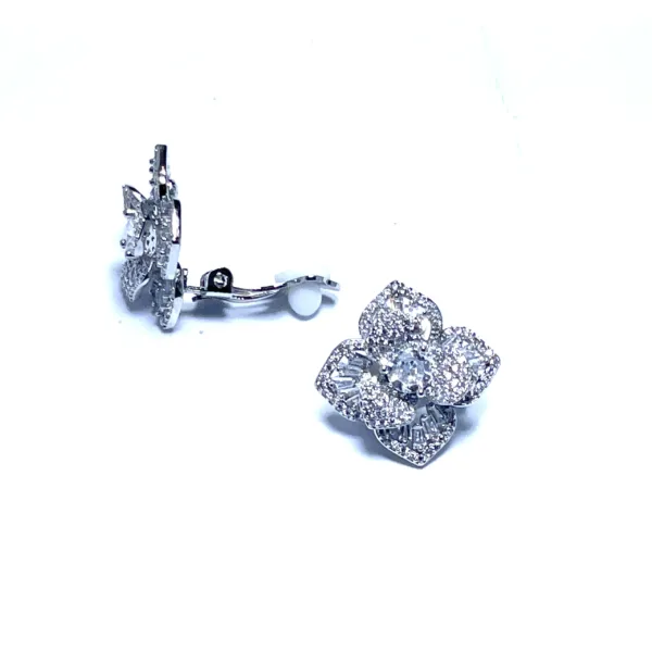 CLIPS DOPPIO FIORE ROMBO